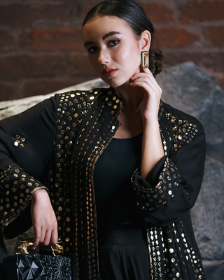 Black Kamdani handwork jacket