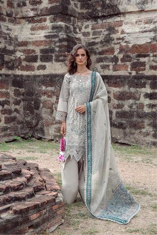 Grey Dusk Farshi Shalwar With Short Shirt