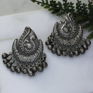 Tribal Peacock Drop Earring - 2