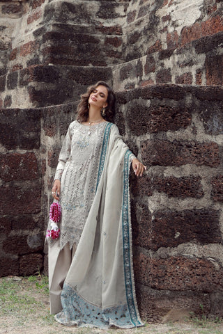 Grey Dusk Long Shirt With Trouser