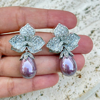 Lavender Earrings