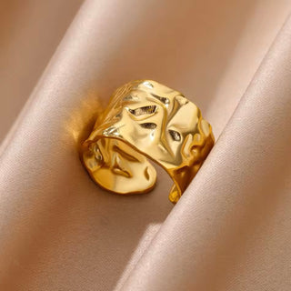 Textured Gold Ring