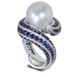 Blue Zirconia Ring
