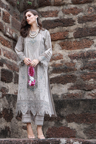 Grey Dusk Long Shirt With Trouser