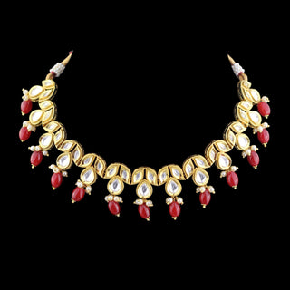 Red Kundan Necklace