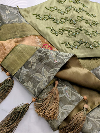 Festive charm table runner