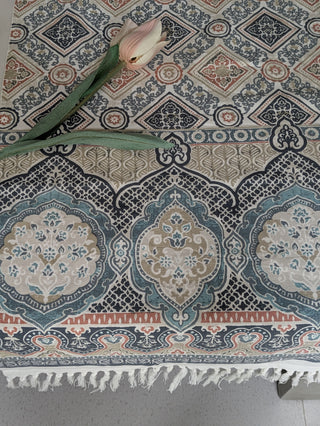 Peach, Beige & Blue – A Timeless Trio