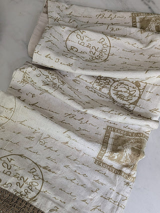 Calligraphy on Linen