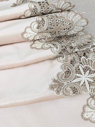 Beige Beauty with a Touch of Lace