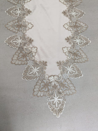 Beige Beauty with a Touch of Lace