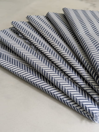 Abstract Elegance in Blue & White