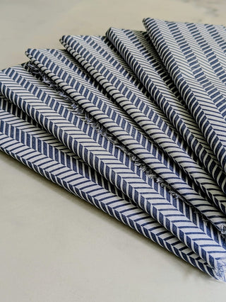 Abstract Elegance in Blue & White