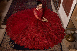 D#5 Organza Handwork Wedding Series Vol-2 - SOURUNG PVT LTD