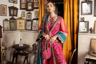 D#2 Organza Handwork Wedding Series Vol-2 - SOURUNG PVT LTD