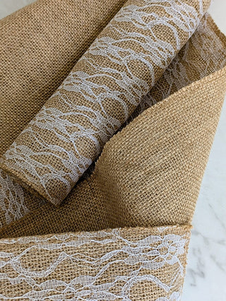 Rustic Romance in Burlap & Lace