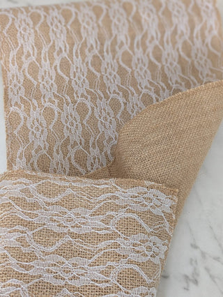 Rustic Romance in Burlap & Lace