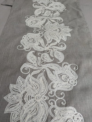 Timeless Grey & White Elegance for Your Table