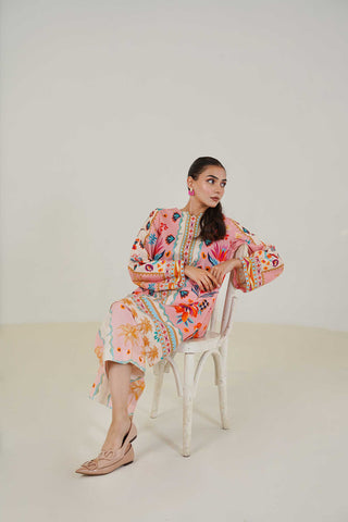 Lawn Co Ord Set D-1