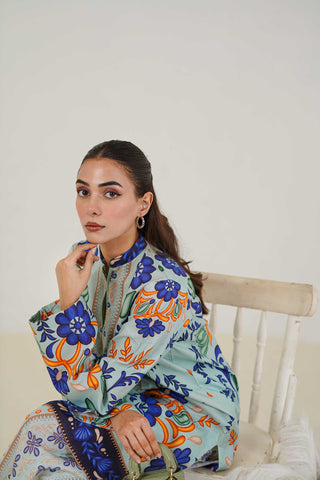 Lawn Co Ord Set D-2
