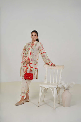 Lawn Co Ord Set D-4