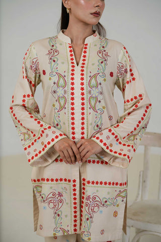 Lawn Co Ord Set D-4