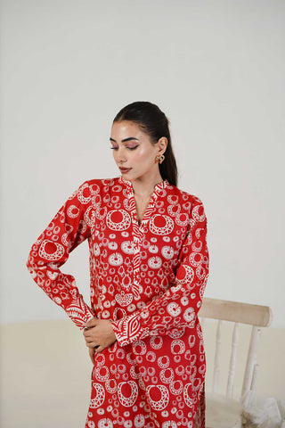 Lawn Co Ord Set D-6