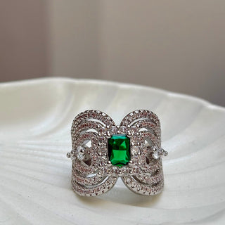 Statement Emerald Ring