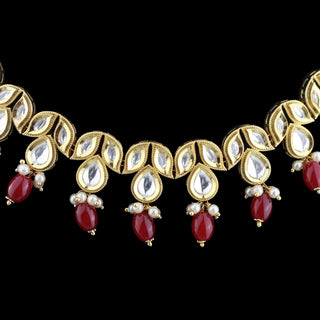 Red Kundan Necklace