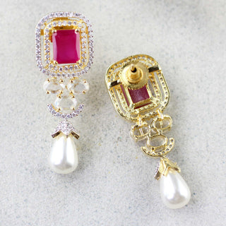 Statement Zircon Drop Earring