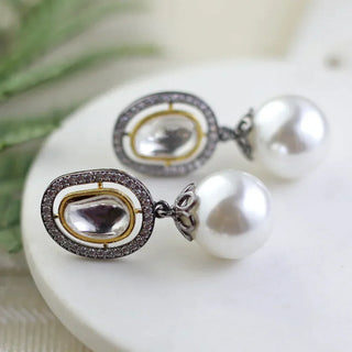 Statement Pearl Drop Earring