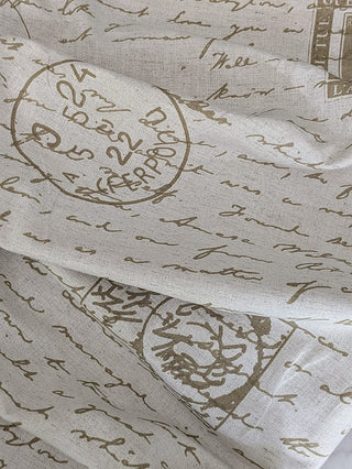 Calligraphy on Linen