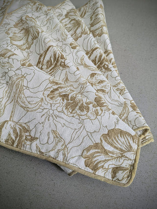 Golden Elegance in Ivory