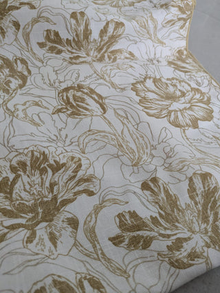 Golden Elegance in Ivory