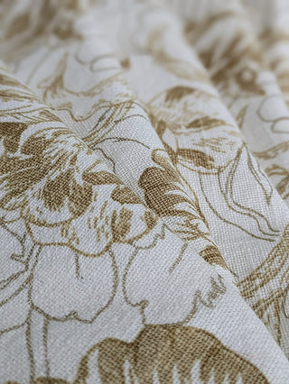 Golden Elegance in Ivory
