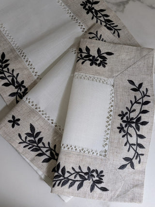 Bold Elegance in Ivory & Black