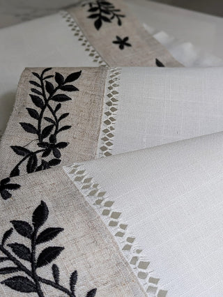 Bold Elegance in Ivory & Black