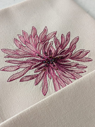 Blush Blooms on Beige