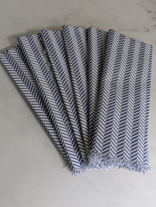 Abstract Elegance in Blue & White